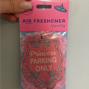 Pink Princess Parking Only Air Freshener